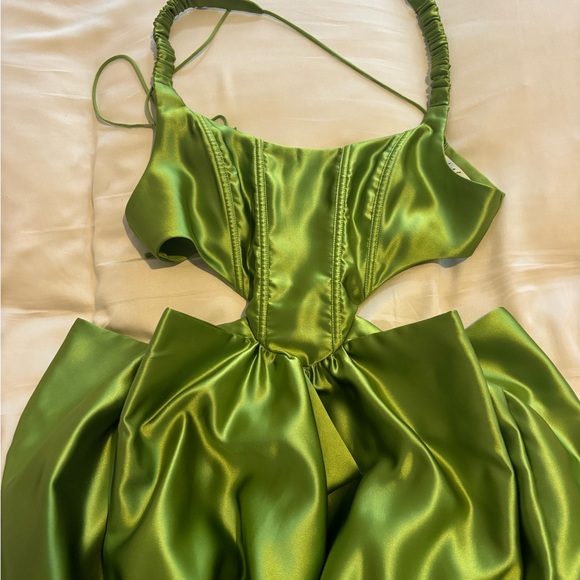 For Love And Lemons Virginia Green Maxi Dress - Picture 7 of 7